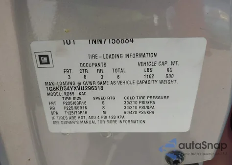 1997 Cadillac Deville Standard from USA, damaged, VIN 1G6KD54YXVU296318